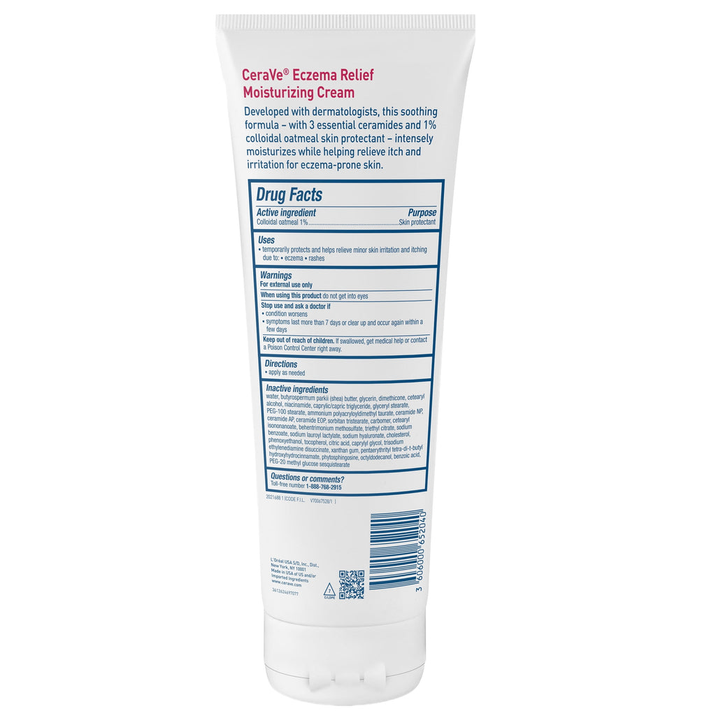 (3 pack) CeraVe Eczema Relief Moisturizing Cream 8 fl oz