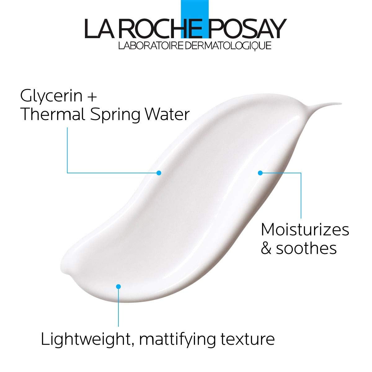 La Roche-Posay Toleriane Sensitive Fluide Protective Moisturizer, 1.35 Fl Oz