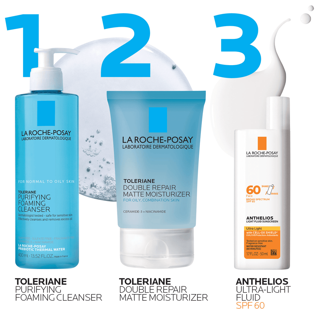 La Roche-Posay Anthelios Ultra Light Fluid Facial Sunscreen Fluid SPF 60 for All Skin Types, 1.7 fl oz