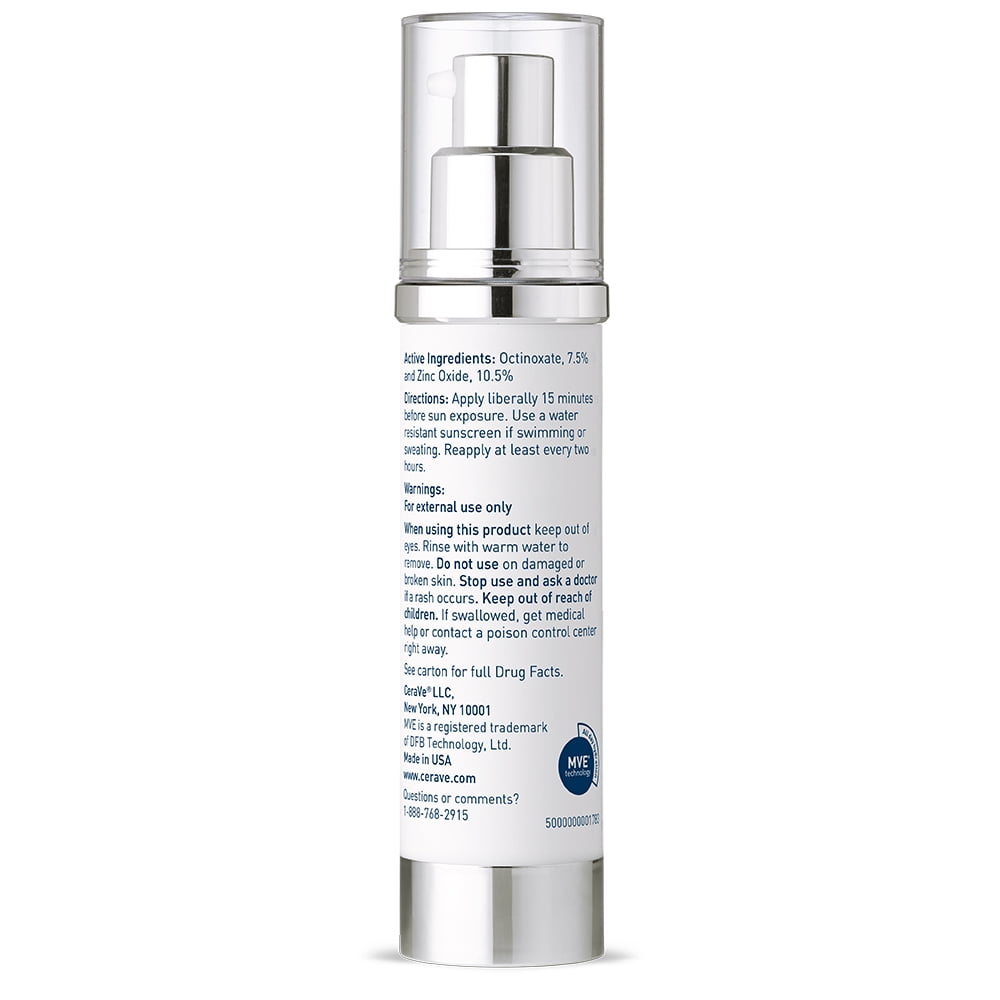 CeraVe Skin Renewing Retinol Day Face Cream with Sunscreen, SPF 30, 1.76 oz