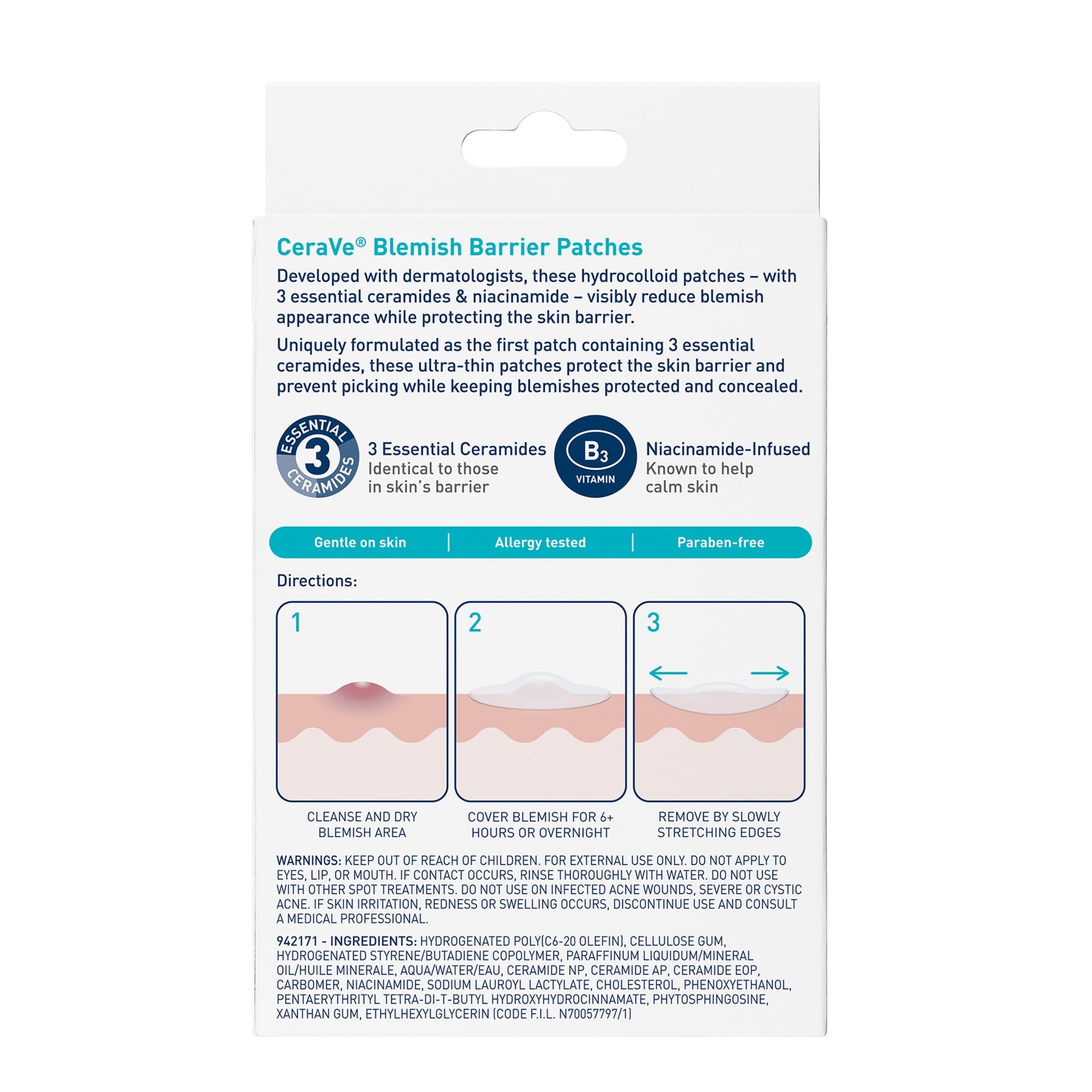 CeraVe Hydrocolloid Pimple Patches, Oil Absorbing Blemish Patch Blends Into All Skin Tones