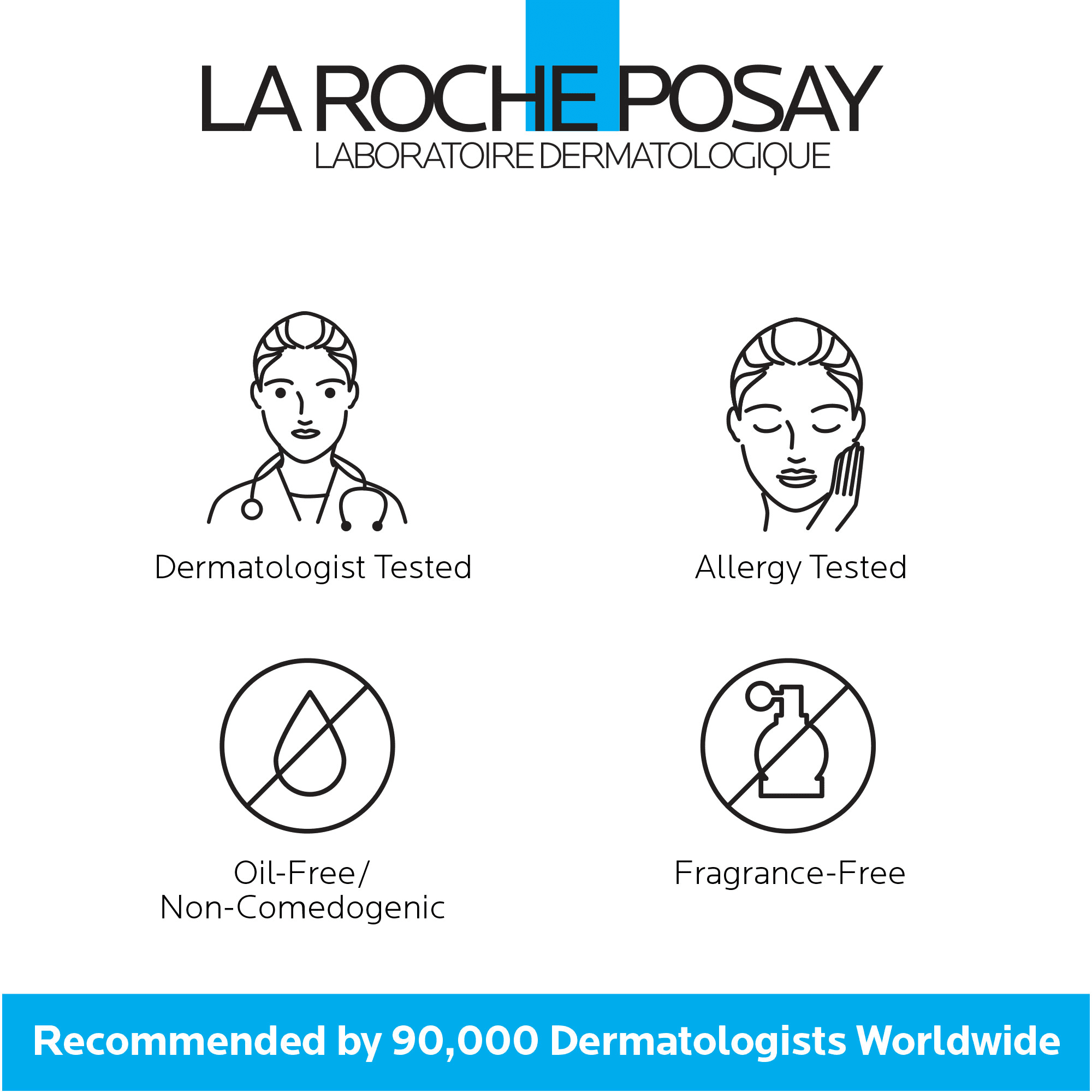 La Roche-Posay Effaclar Clarifying Solution Acne Toner with Salycilic Acid for Oily Skin, 6.76 fl oz