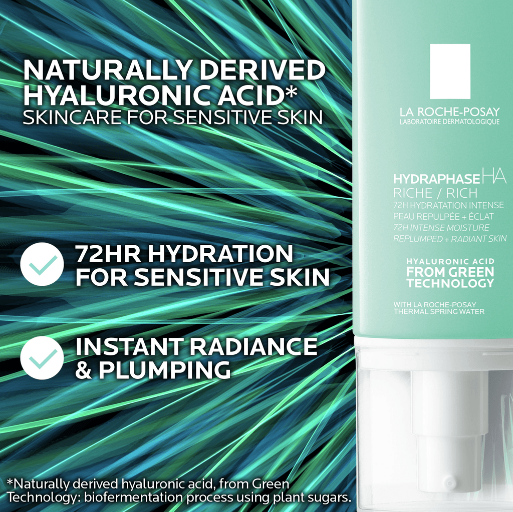 La Roche-Posay Hydraphase HA Rich Hyaluronic Acid Face Cream, 1.69 fl oz