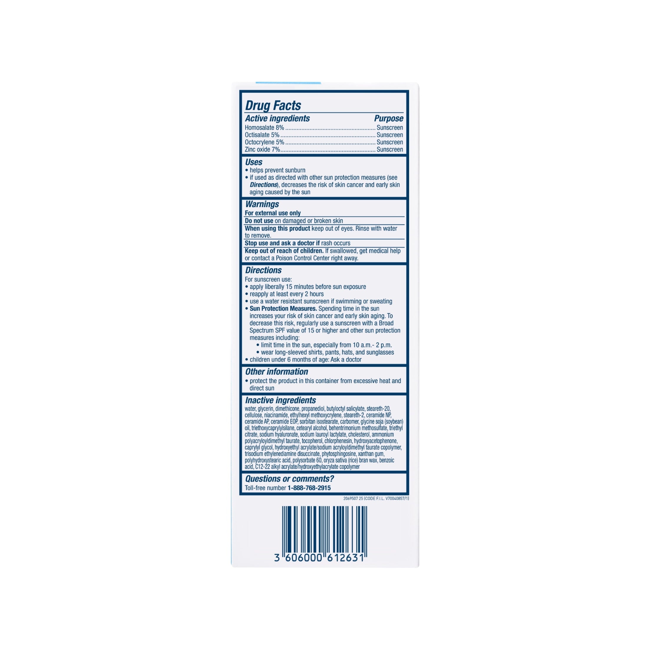 CeraVe AM Moisturizing Face Lotion with SPF 50 Sun Protection for Normal to Oily Skin, 3 fl oz