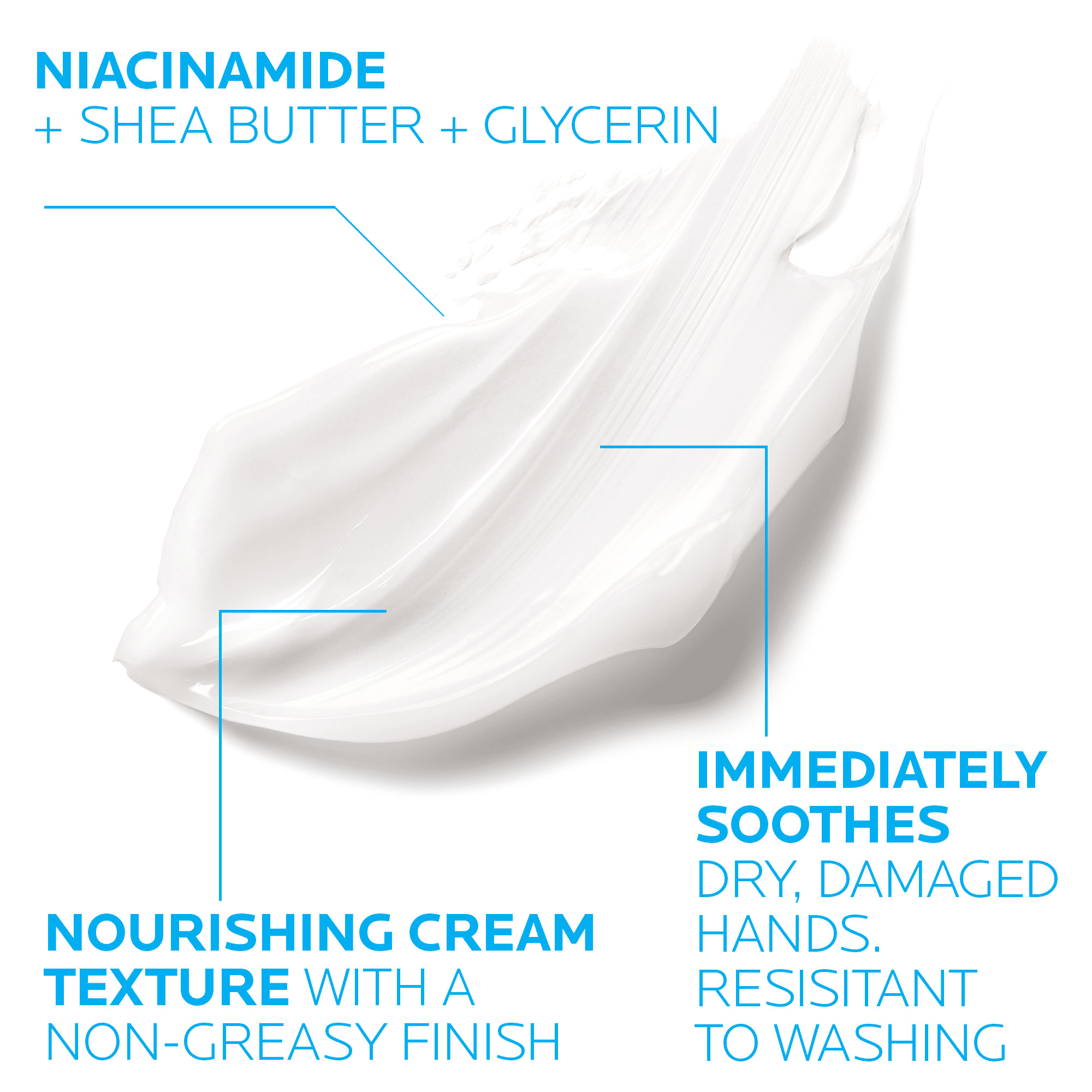 La Roche-Posay Cicaplast Hand Cream for Dry Hands, 1.69 fl oz