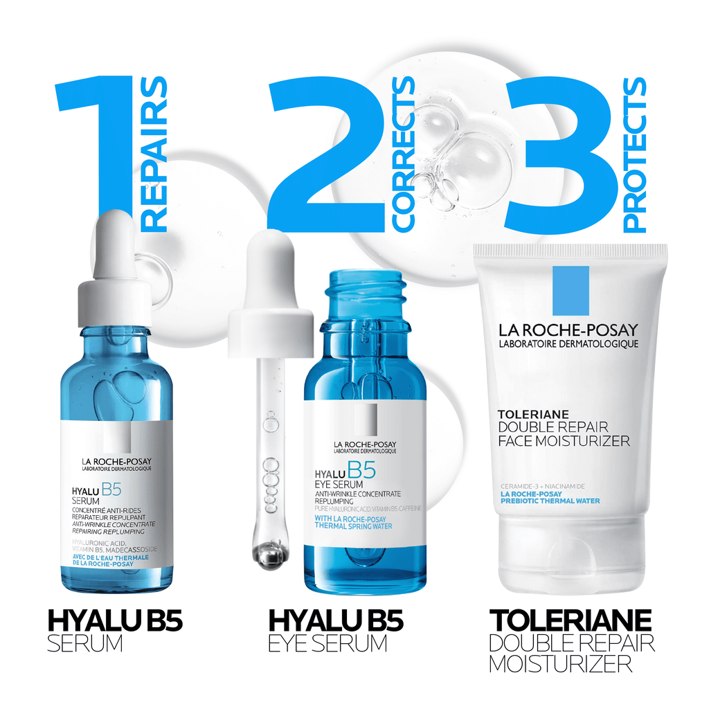 La Roche-Posay Hyalu B5 Anti-Aging Eye Serum with Hyaluronic Acid for Dark Circles and Puffiness, 0.5 fl oz