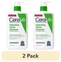 (2 pack) CeraVe Hydrating Facial Cleanser 19oz