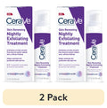(2 pack) CeraVe Skin Renewing Nightly Exfoliating Treatment Anti-Aging Face Serum, 1.7 fl oz
