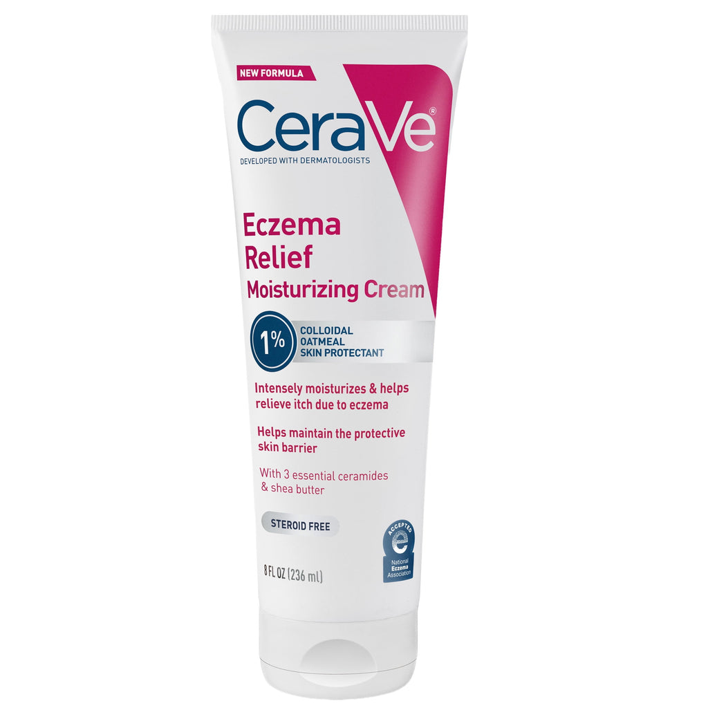 (3 pack) CeraVe Eczema Relief Moisturizing Cream 8 fl oz