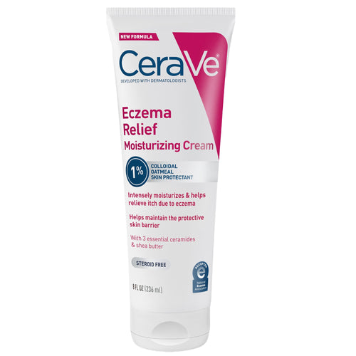 (3 pack) CeraVe Eczema Relief Moisturizing Cream 8 fl oz