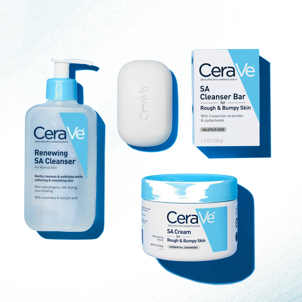 CeraVe SA Cleanser Bar for Rough & Bumpy Skin with Salicylic Acid 4.5 oz