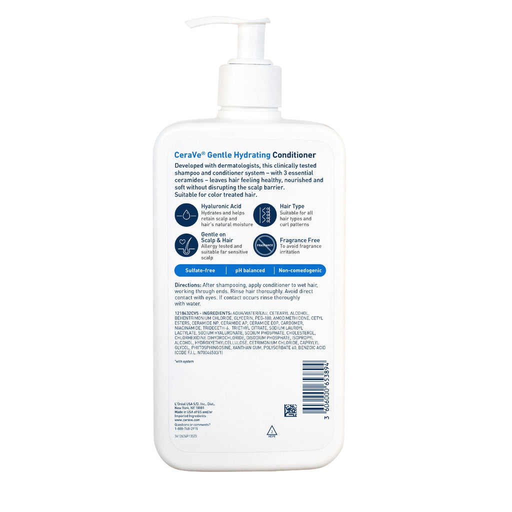 CeraVe Gentle Hydrating Conditioner for Normal to Dry Scalp & Hair 19 fl oz