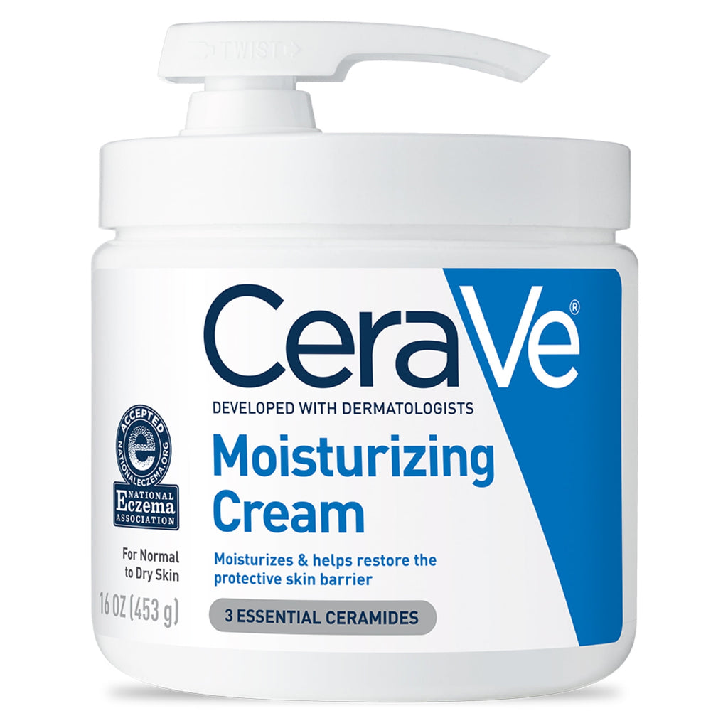 (2 pack) CeraVe Moisturizing body lotion for Normal to Dry Skin Pump & Travel Size 16 oz & 1.89 fl oz