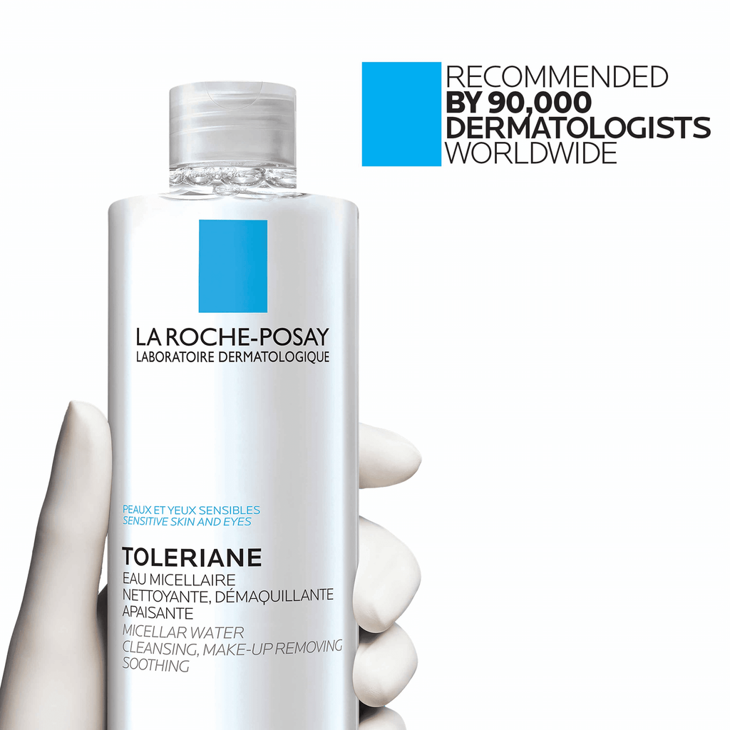 La Roche-Posay Toleriane Micellar Cleansing Water Makeup Remover for Sensitive Skin, 13.52 fl oz