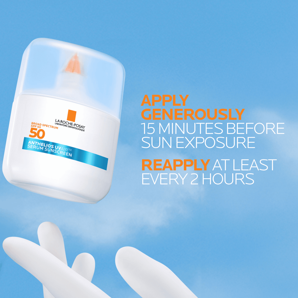 La Roche-Posay Anthelios UV Air Face Sunscreen Serum with SPF 50 for Sun Protection, 1.7 fl oz