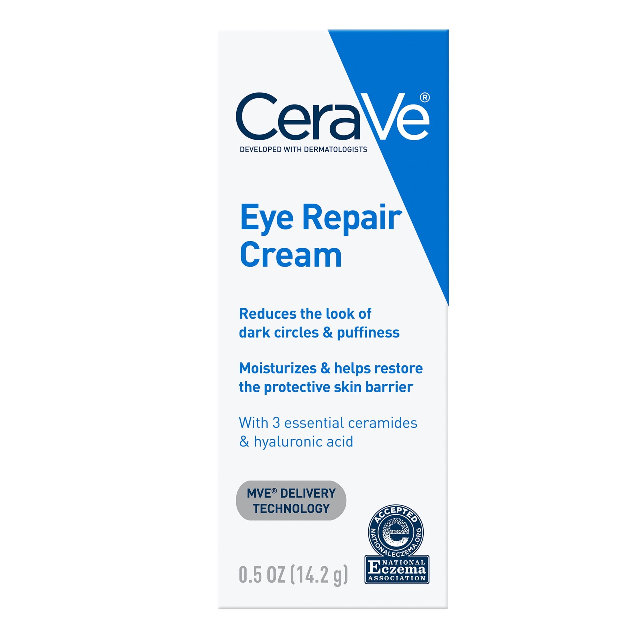 PR CeraVe Eye Repair Cream for Dark Circles and Puffiness, 0.5 oz