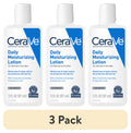 (3 pack) CeraVe Daily Moisturizing Lotion for Normal to Dry Skin Face Body Hand Hyaluronic Acid 3 fl oz