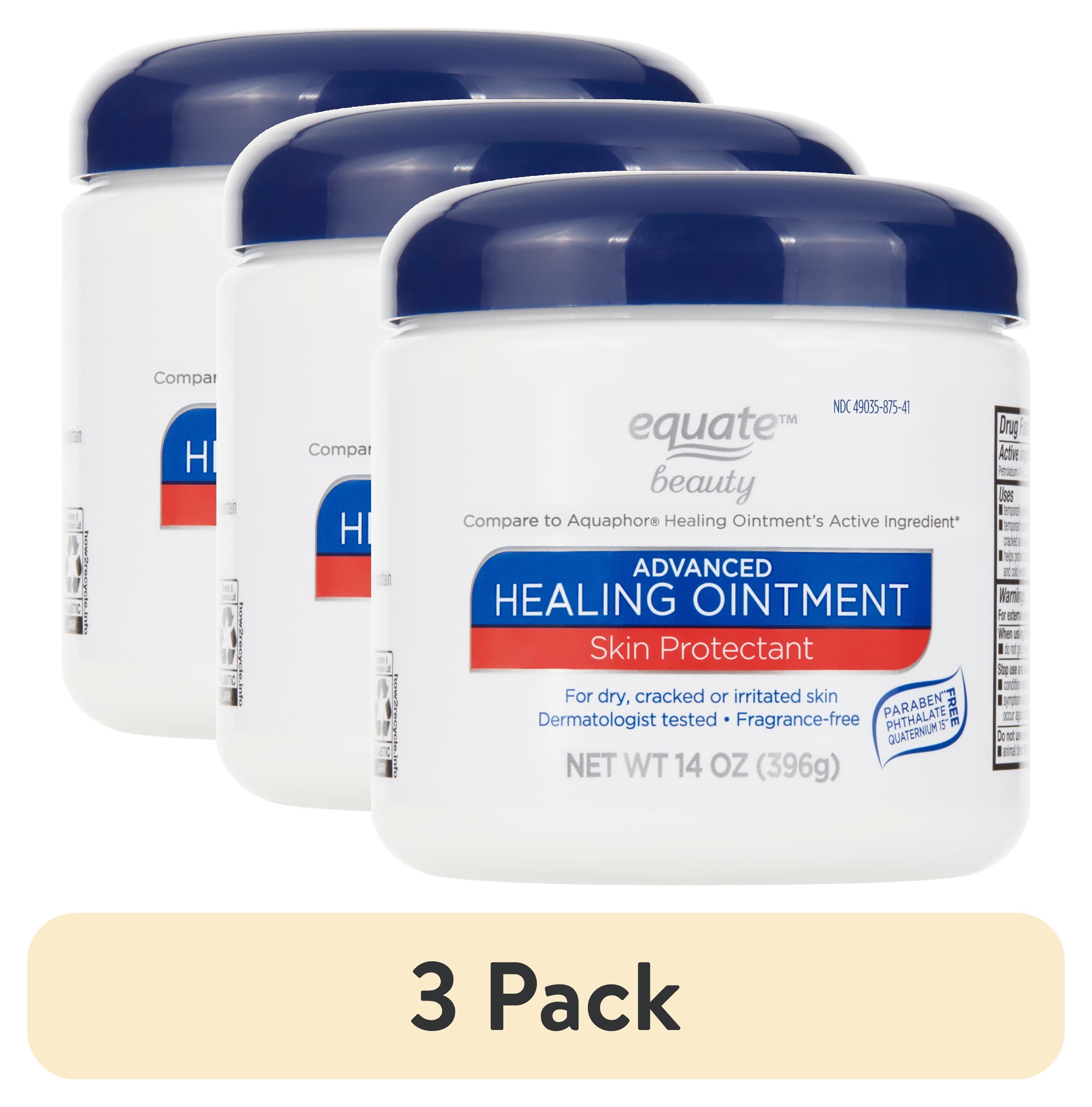 (3 pack) Equate Beauty Advanced Healing Ointment, 14 oz