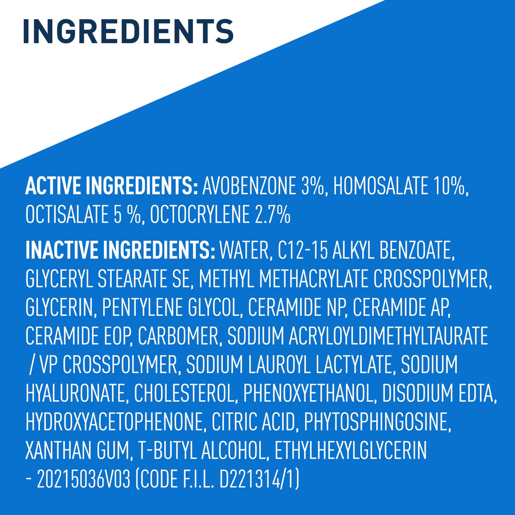 CeraVe Sunscreen Ultra-Light Moisturizing Face Lotion SPF 30 for Normal to Oily Skin, 1.75 fl oz