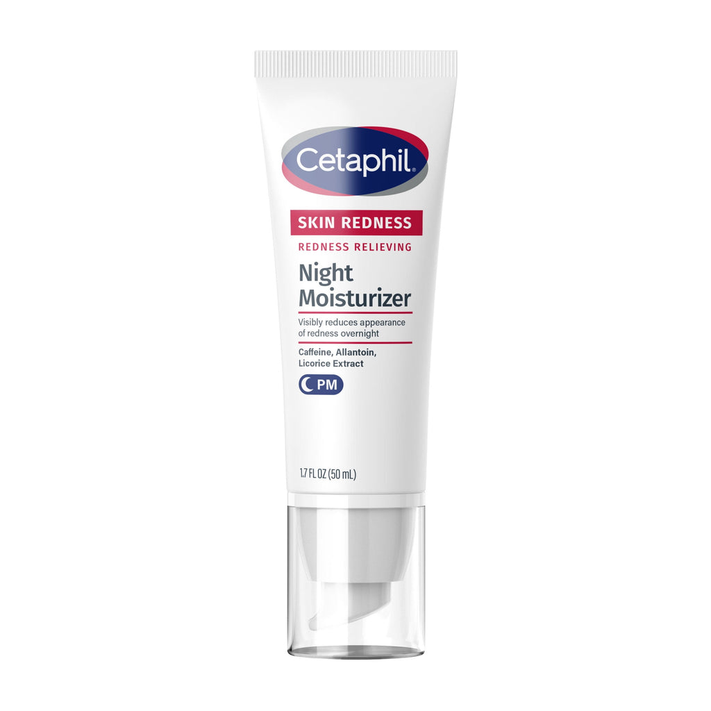 Cetaphil Redness Relieving Night Moisturizer SPF 40 For Dry, Redness-Prone Skin, 1.7 fl oz