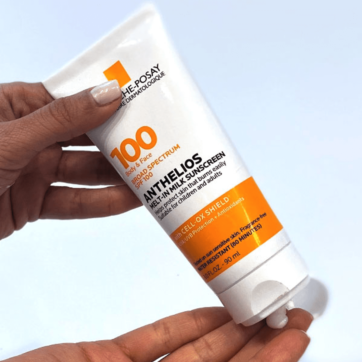 La Roche-Posay Anthelios Melt-In Milk Sunscreen for Face and Body SPF 100, 5.0 fl oz