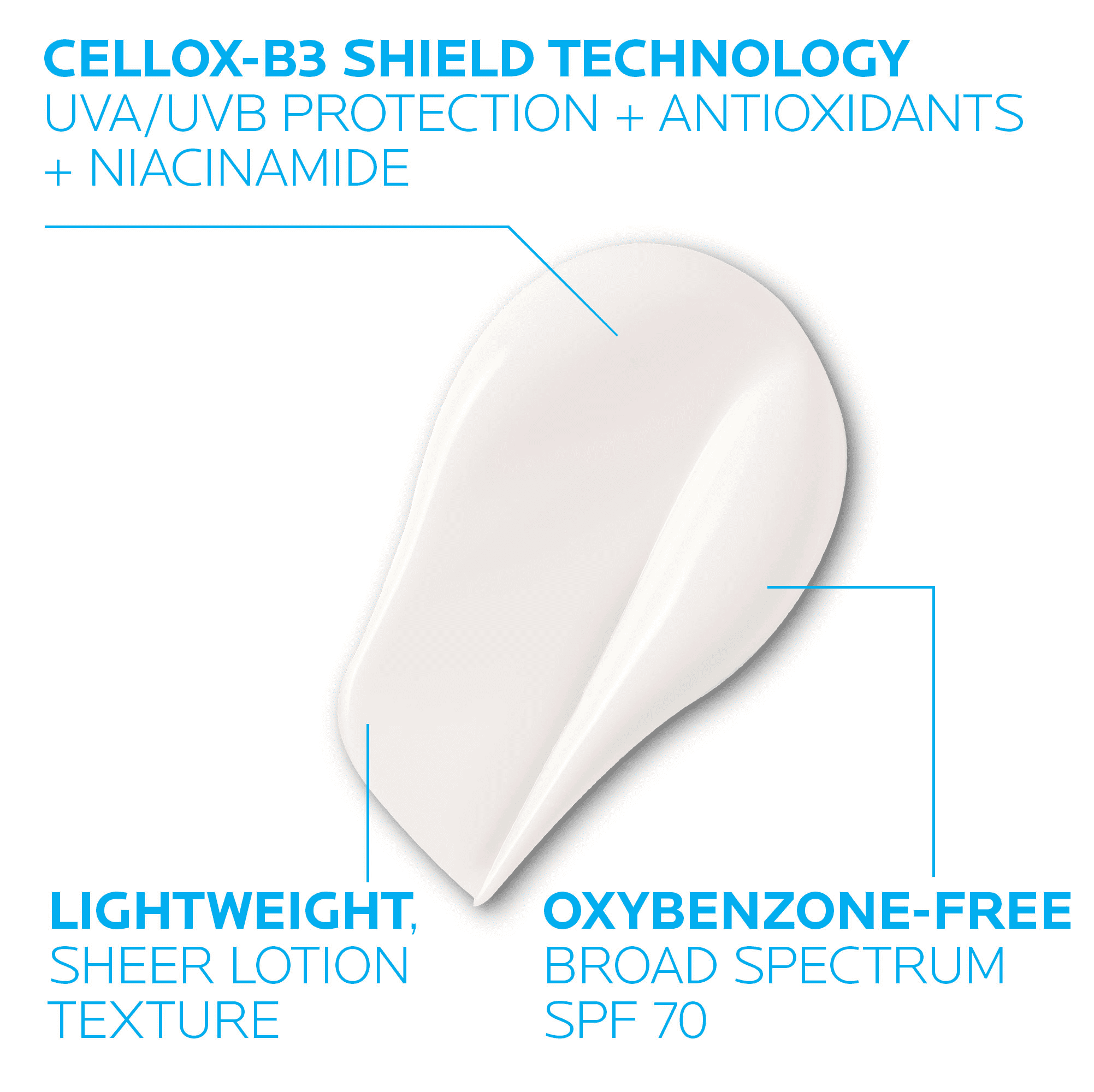 La Roche-Posay Anthelios UV Correct Face Sunscreen SPF 70 with Niacinamide, 1.7 fl oz