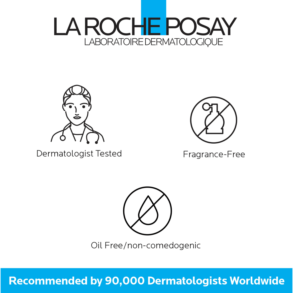 La Roche-Posay Effaclar Adapalene Gel 0.1% Acne Treatment, Retinoid Acne Cream for Oily Skin, 1.6 fl oz