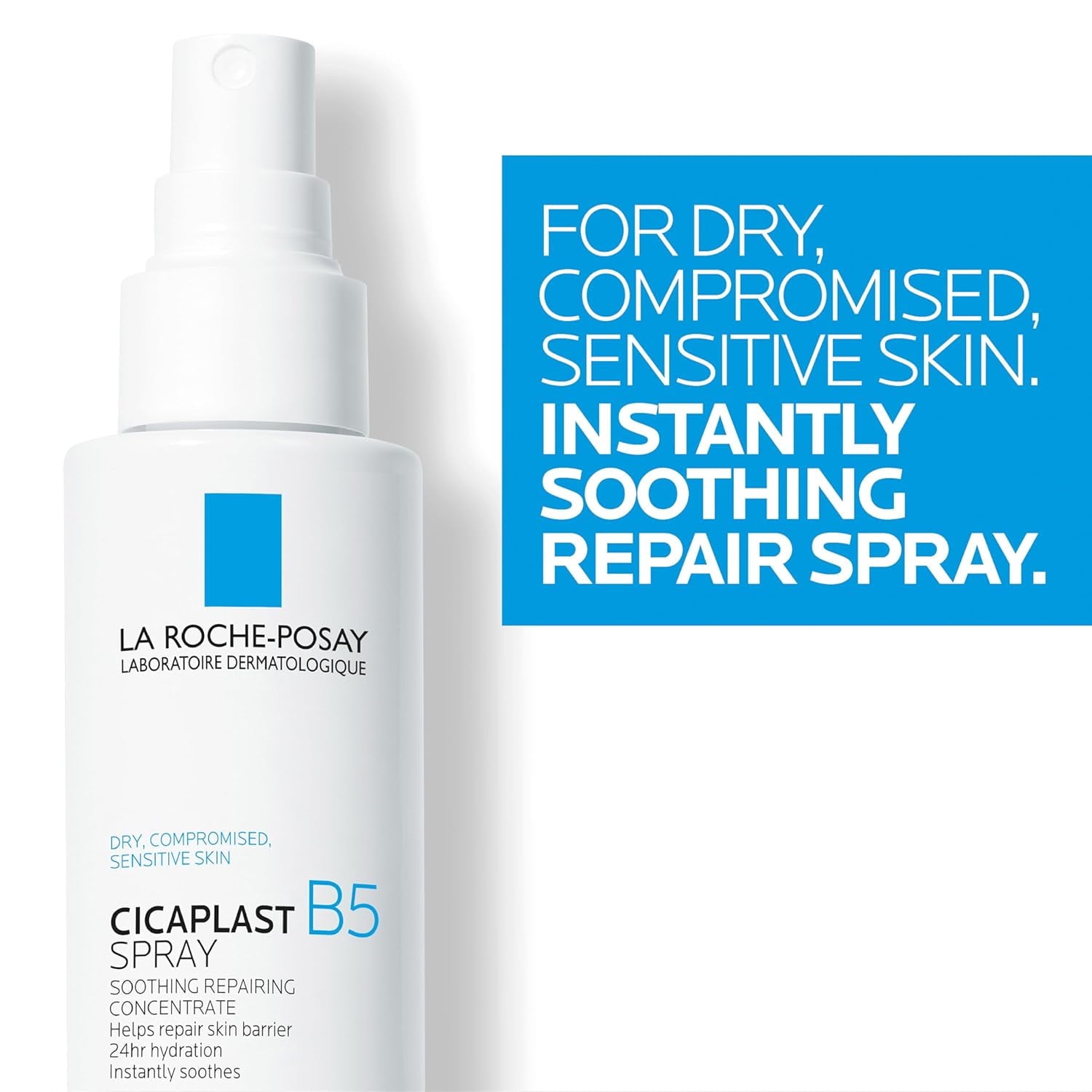 La Roche-Posay Cicaplast B5 Facial Spray, Soothing Repairing Concentrate, 3.38 fl oz