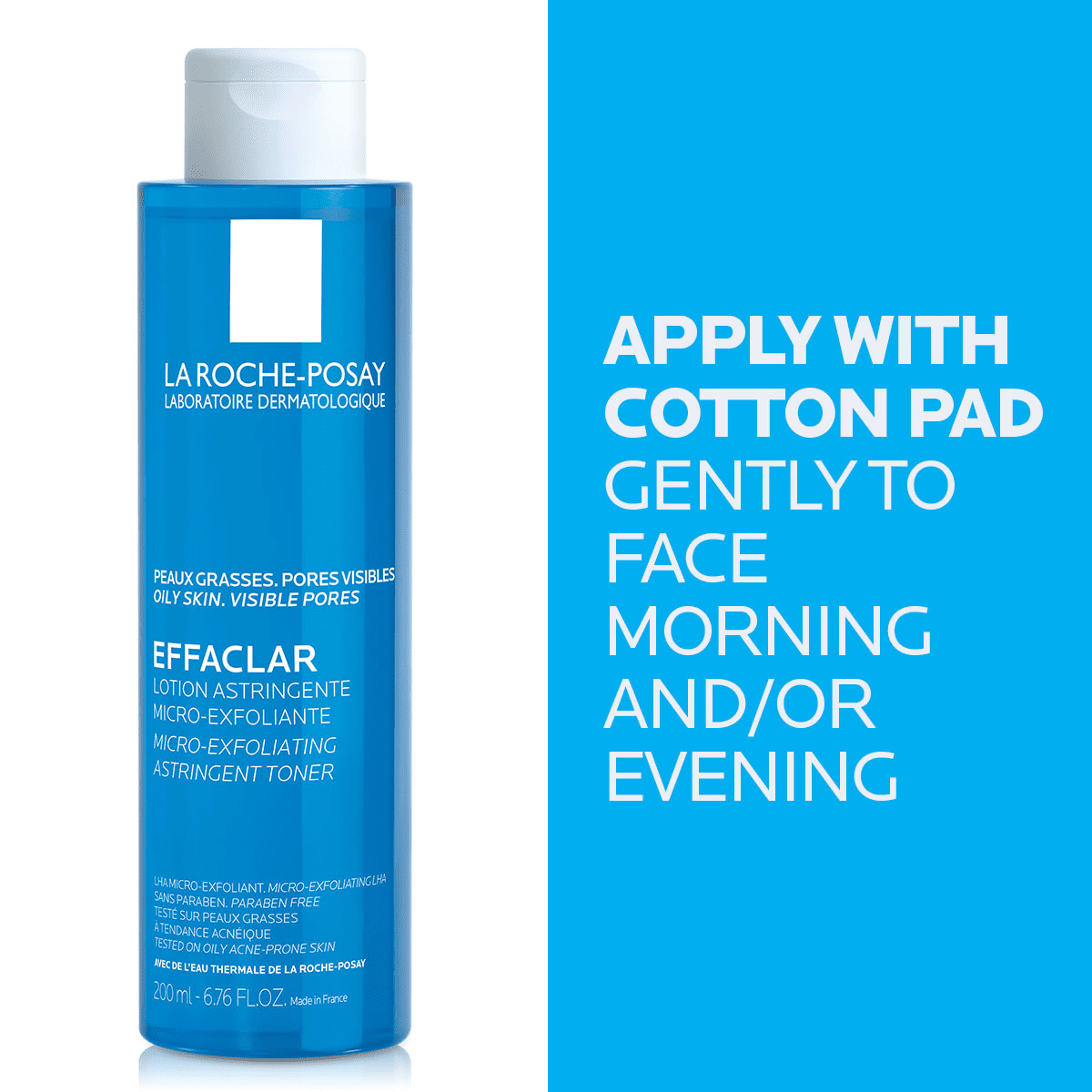 La Roche-Posay Effaclar Astringent Face Toner for Oily Skin, 6.76 fl oz