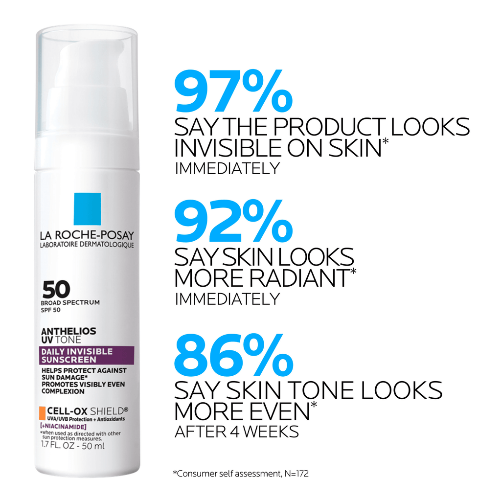 La Roche-Posay Anthelios UV Tone SPF 50 Sunscreen, 1.7 fl oz