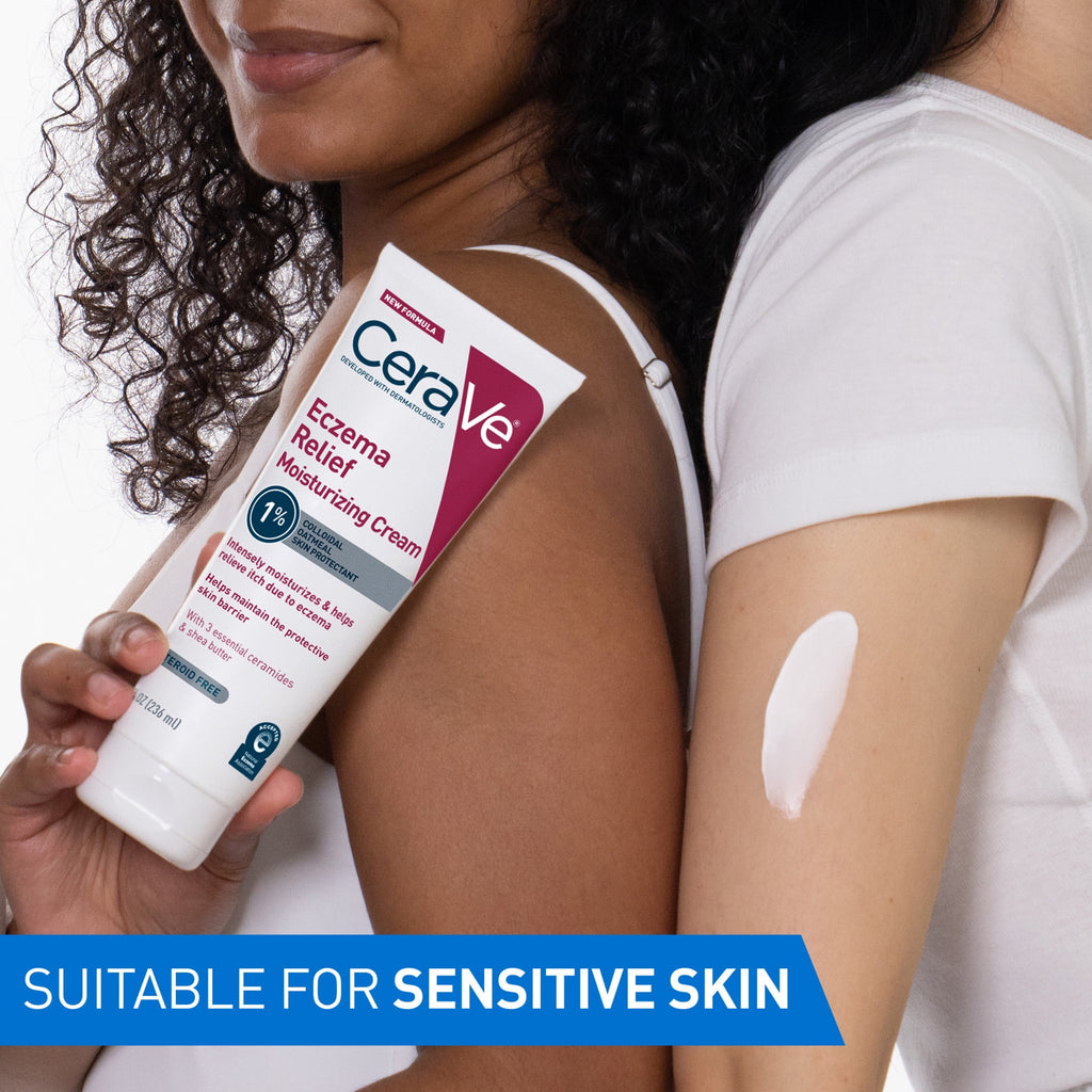 (3 pack) CeraVe Eczema Relief Moisturizing Cream 8 fl oz