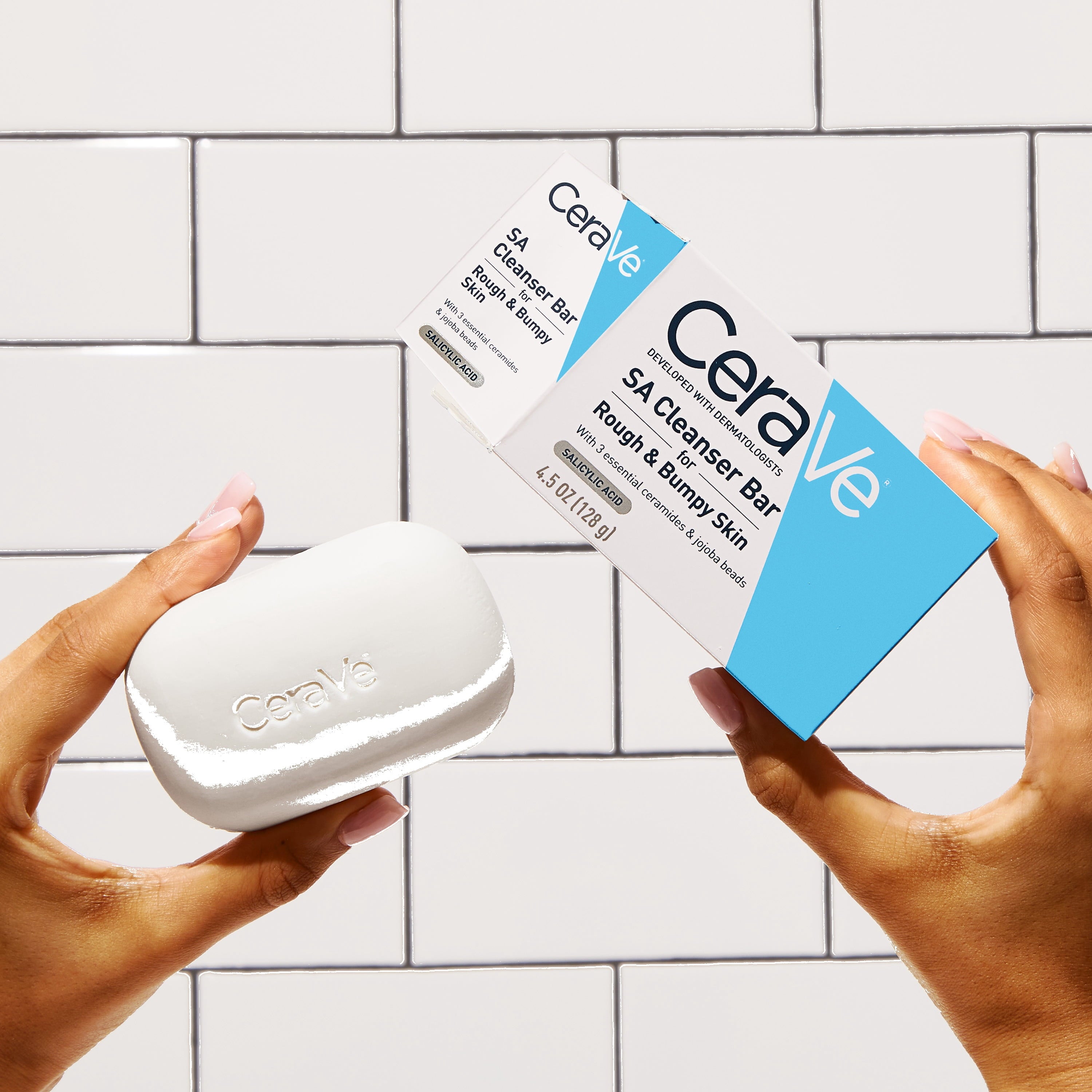 CeraVe SA Cleanser Bar for Rough & Bumpy Skin with Salicylic Acid 4.5 oz
