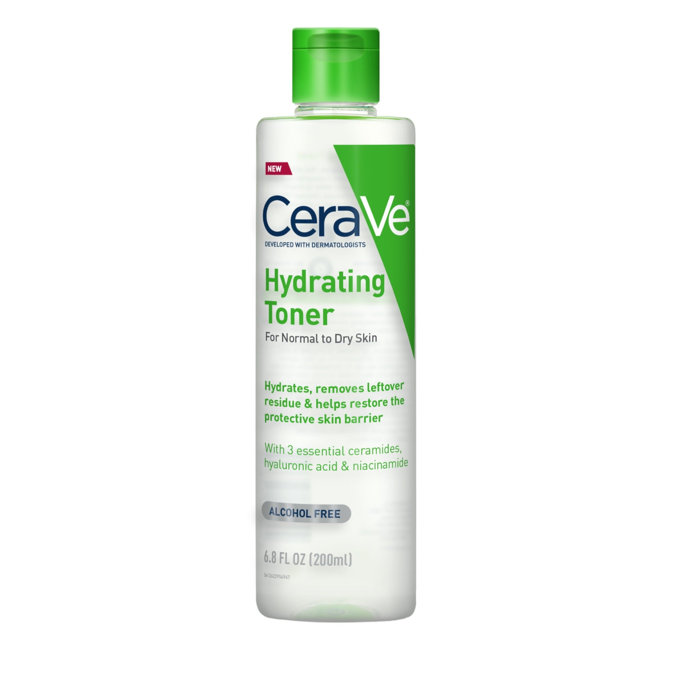 (2 pack) PR CeraVe Hydrating Facial Toner, Alcohol Free Toner for Normal to Dry Skin 6.8 fl oz