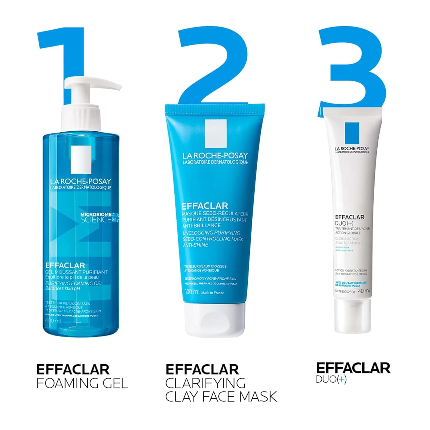 La Roche-Posay Effaclar Shine Control Clay Mask, 3.38 fl oz