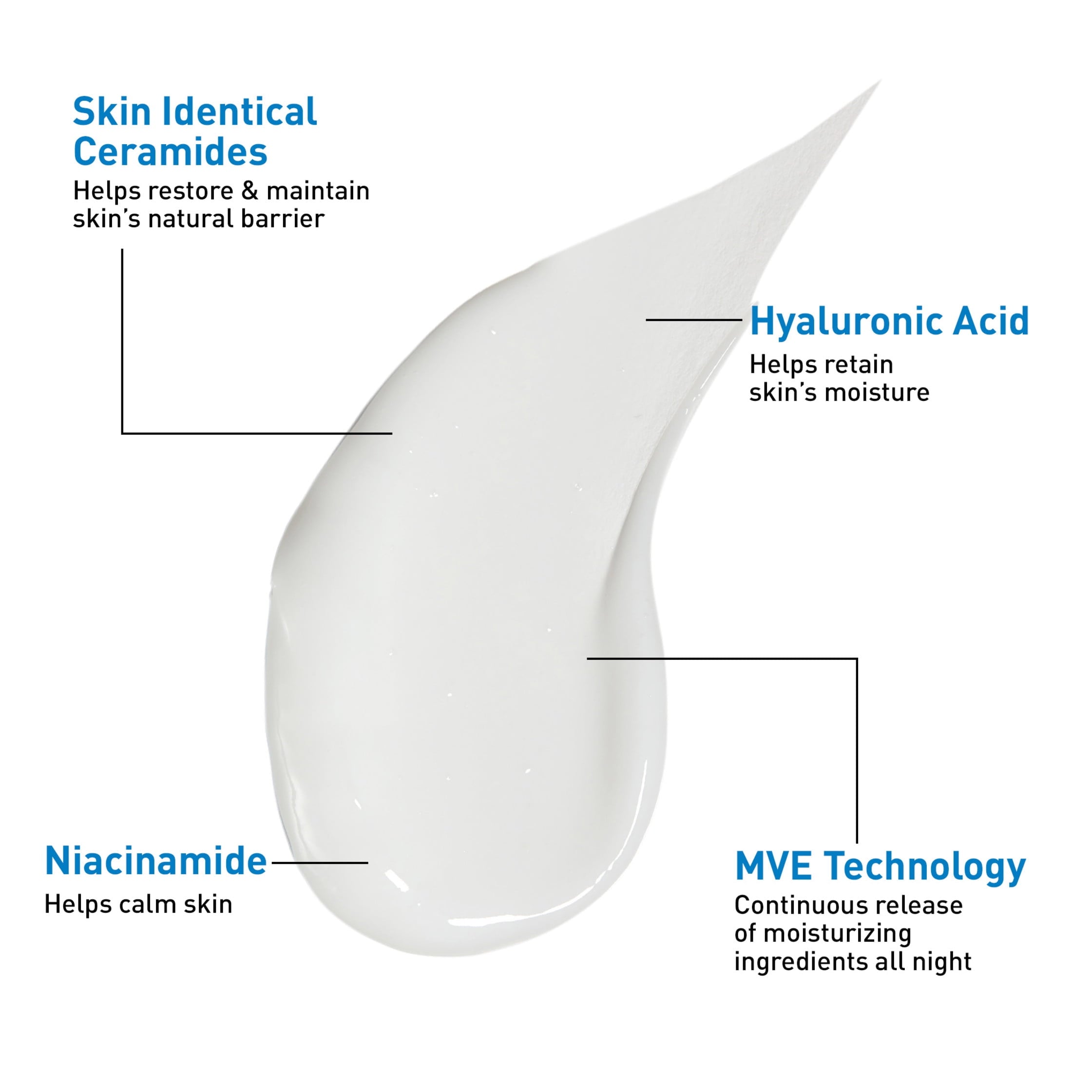 CeraVe PM Facial Moisturizing Lotion Night Cream, 3 fl oz