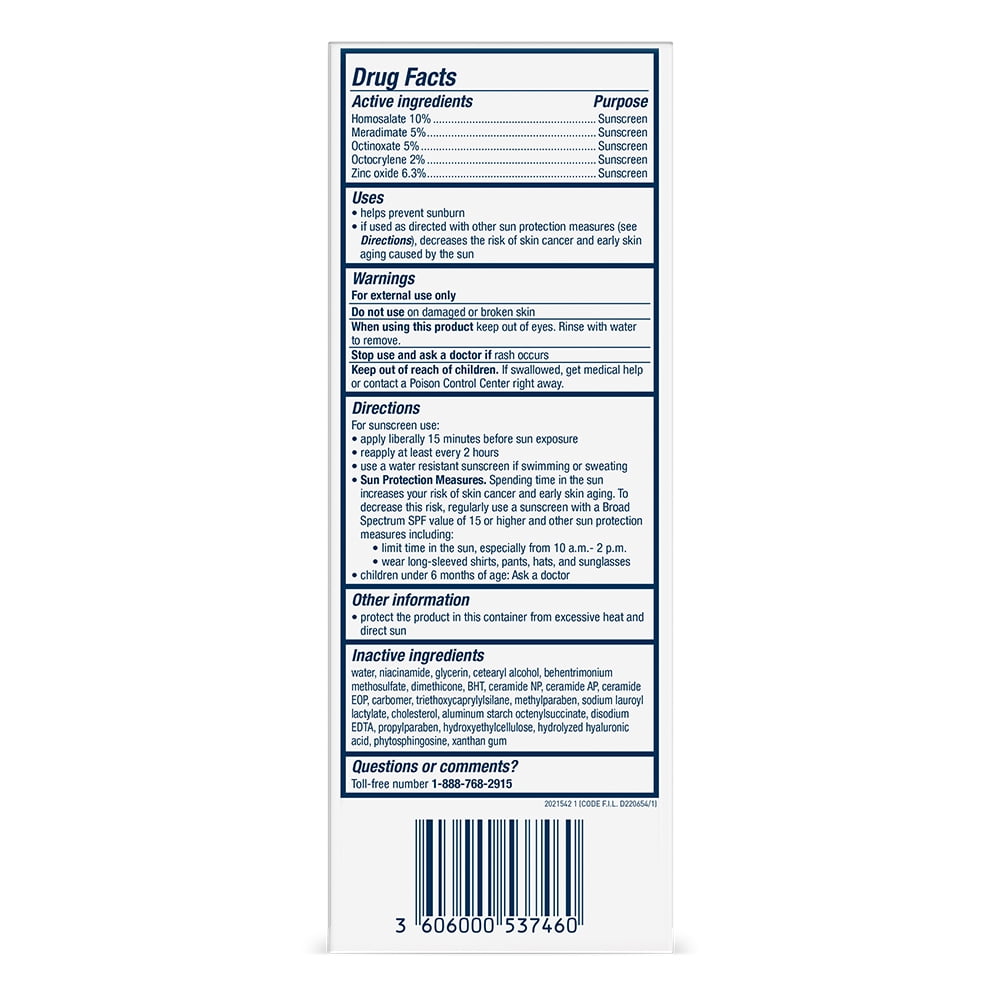 CeraVe AM Face Moisturizer with Broad Spectrum Protection SPF 30, 3 oz