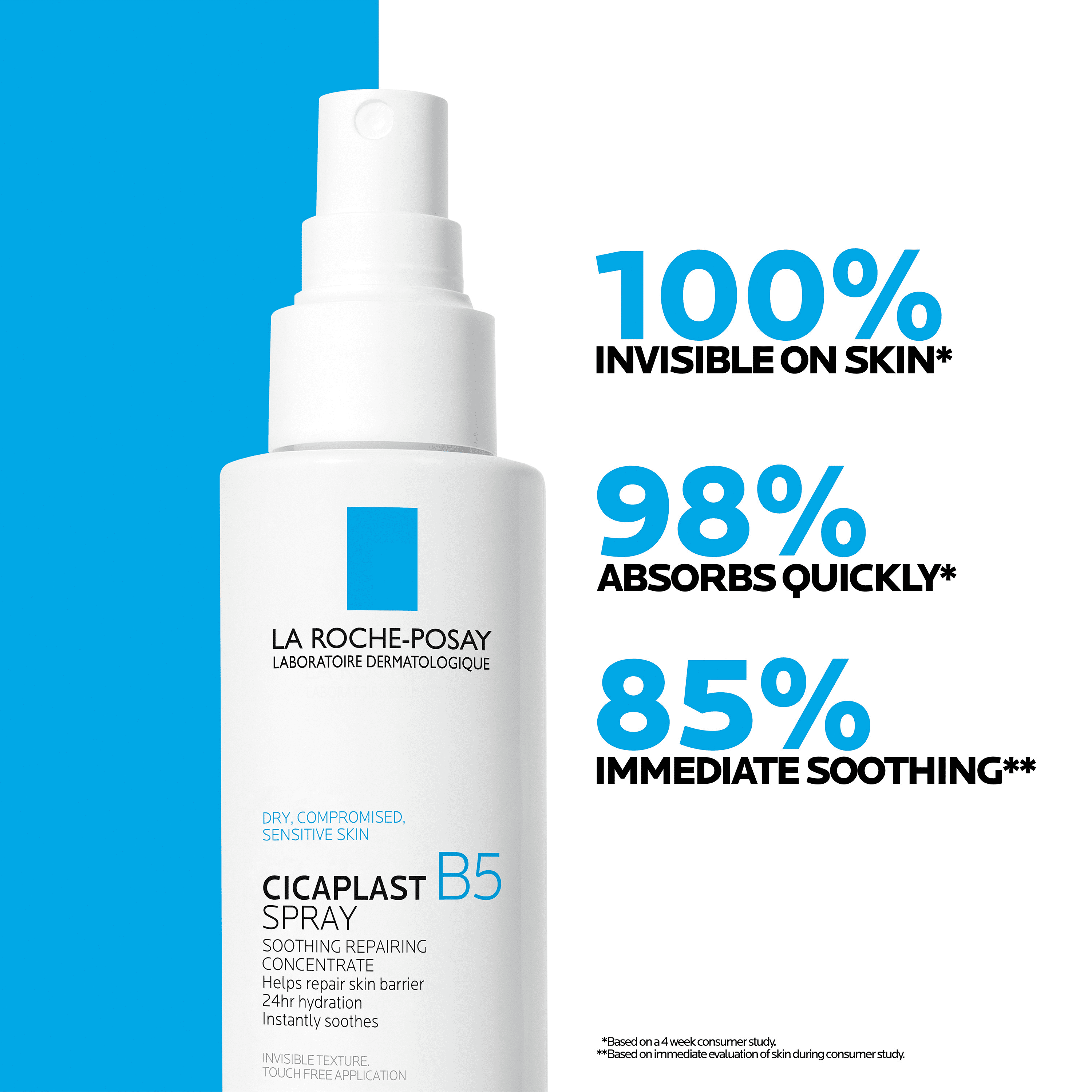 La Roche-Posay Cicaplast B5 Facial Spray, Soothing Repairing Concentrate, 3.38 fl oz