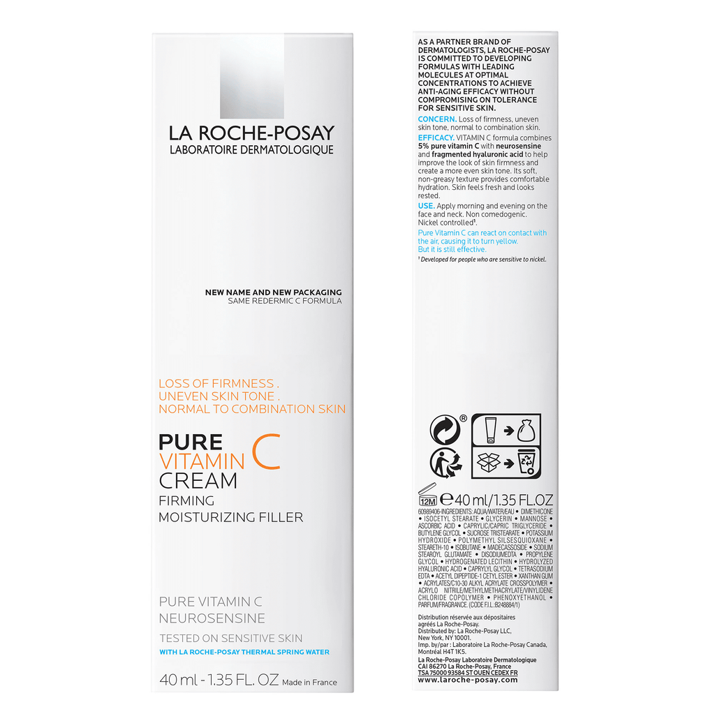 La Roche-Posay Pure Vitamin C Face Cream, 1.35 fl oz