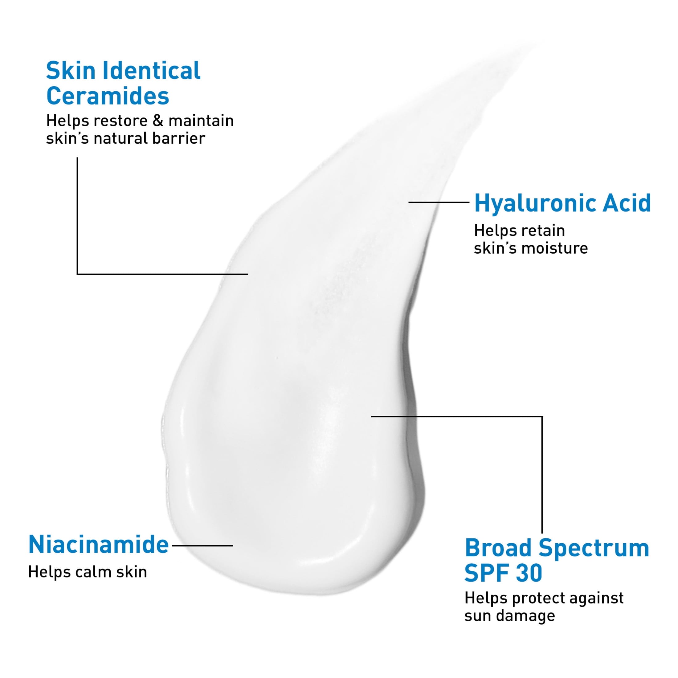 (2 pack) CeraVe AM Face Moisturizer with Broad Spectrum Protection, SPF 30,3 oz