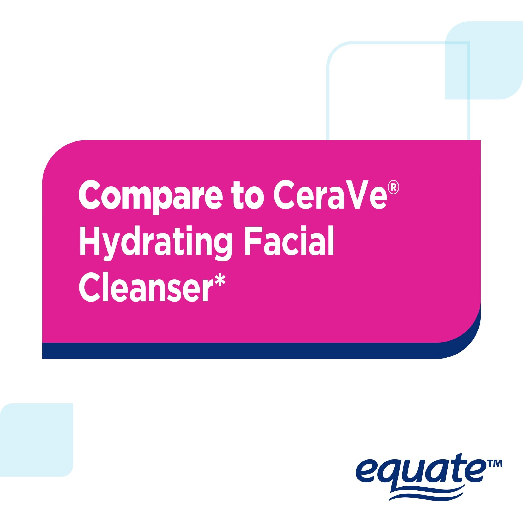 Equate Hydrating Facial Cleanser, 12 fl oz