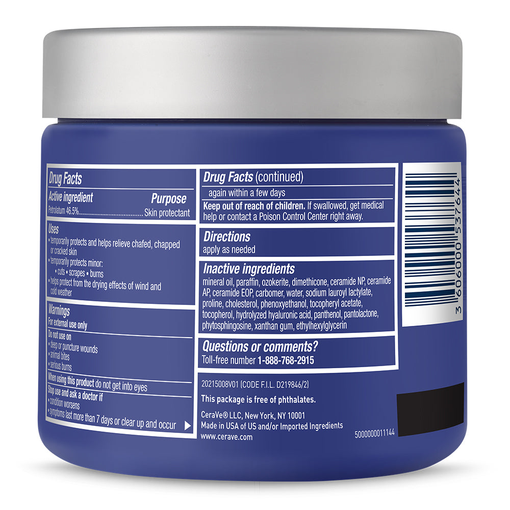 CeraVe Healing Ointment, Protects and Soothes Cracked Skin,12 oz.