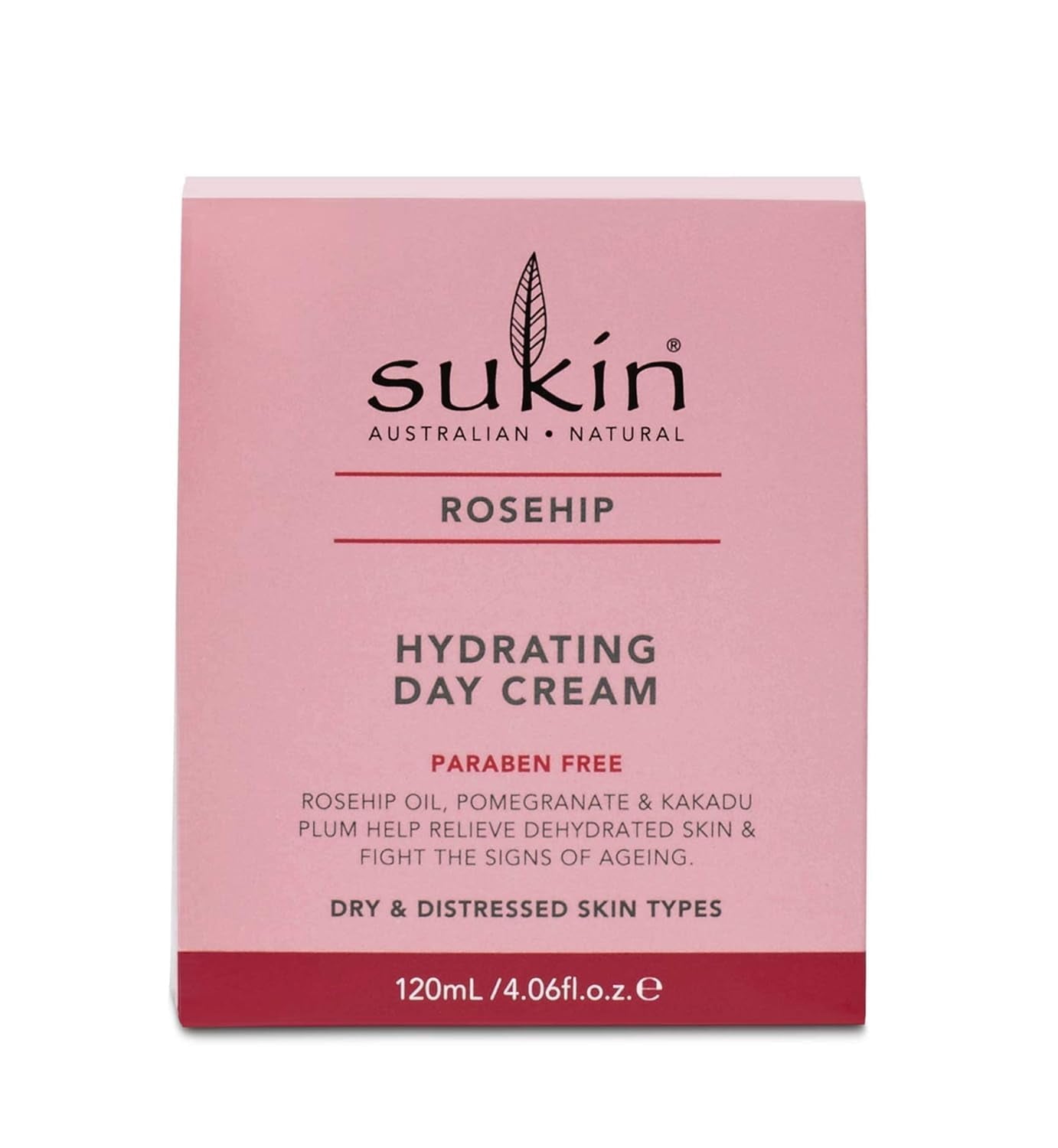(Pack Of 2) Sukin Cream Hydrating Rosehip 4.06 Fl Oz