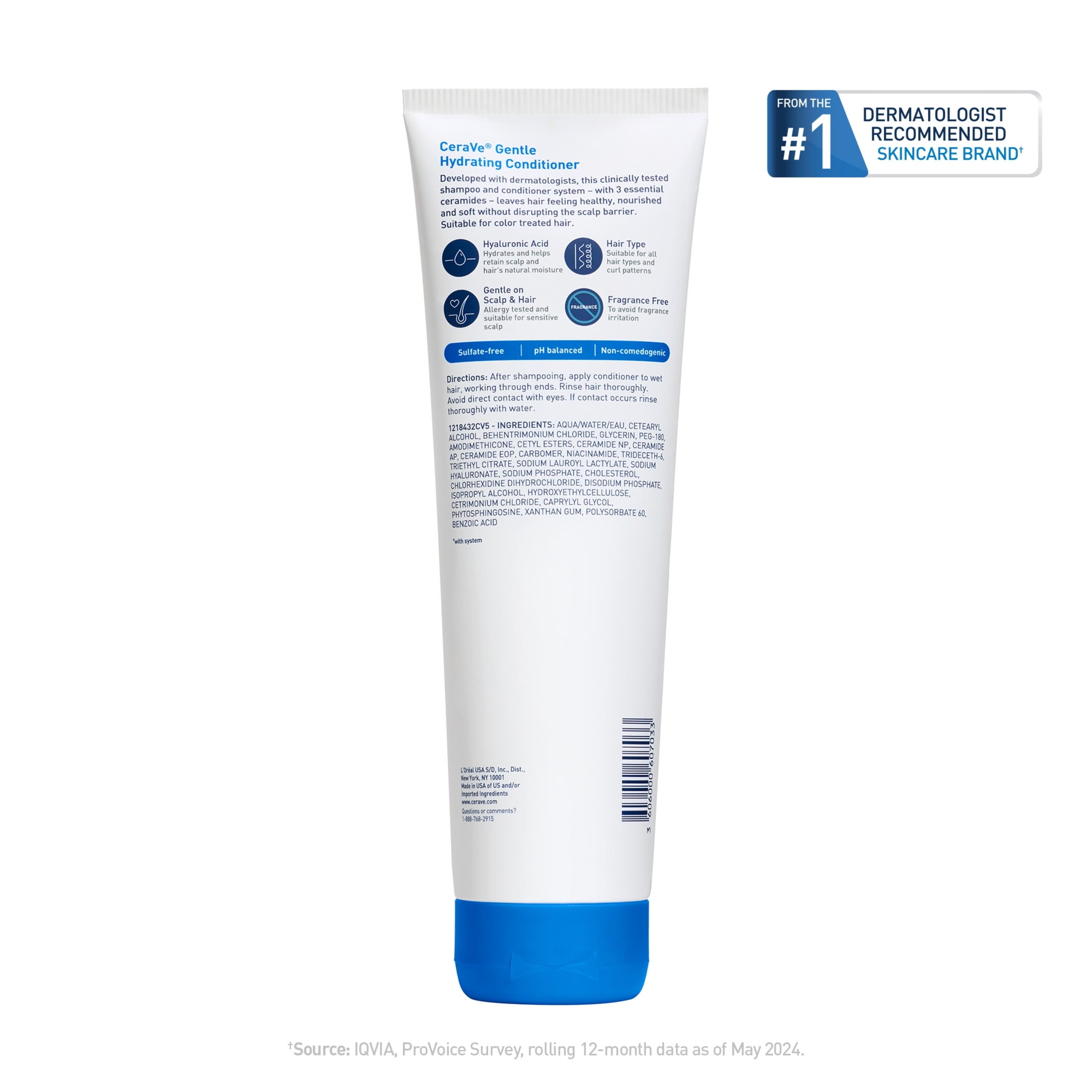 CeraVe Gentle Hydrating Conditioner for Normal to Dry Scalp & Hair 9 fl oz