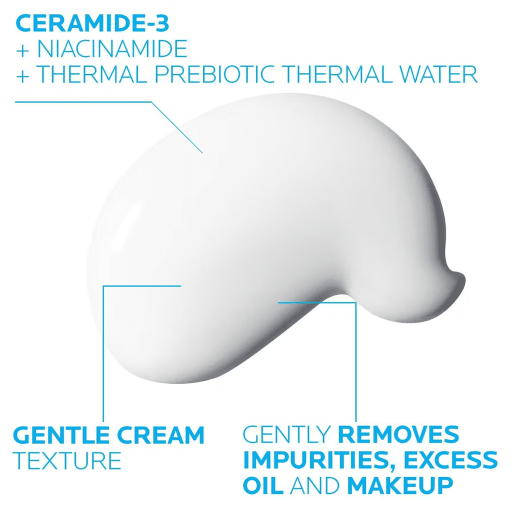 La Roche-Posay Toleriane Hydrating Gentle Face Cleanser, Daily Face Wash for Dry Sensitive Skin, 13.52 fl oz