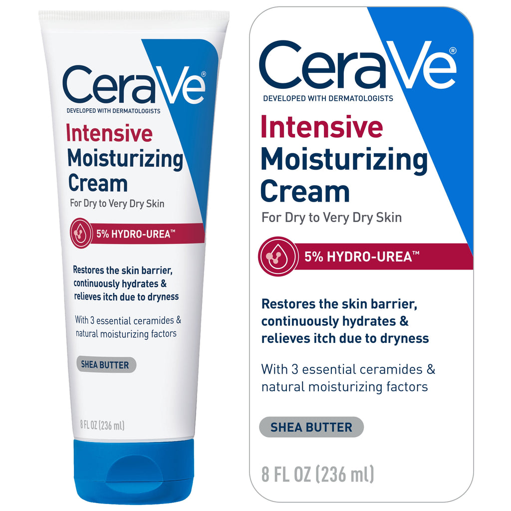 CeraVe Intensive Moisturizing Cream, Hydrating Body Moisturizer for Dry to Very Dry Skin, 8 oz