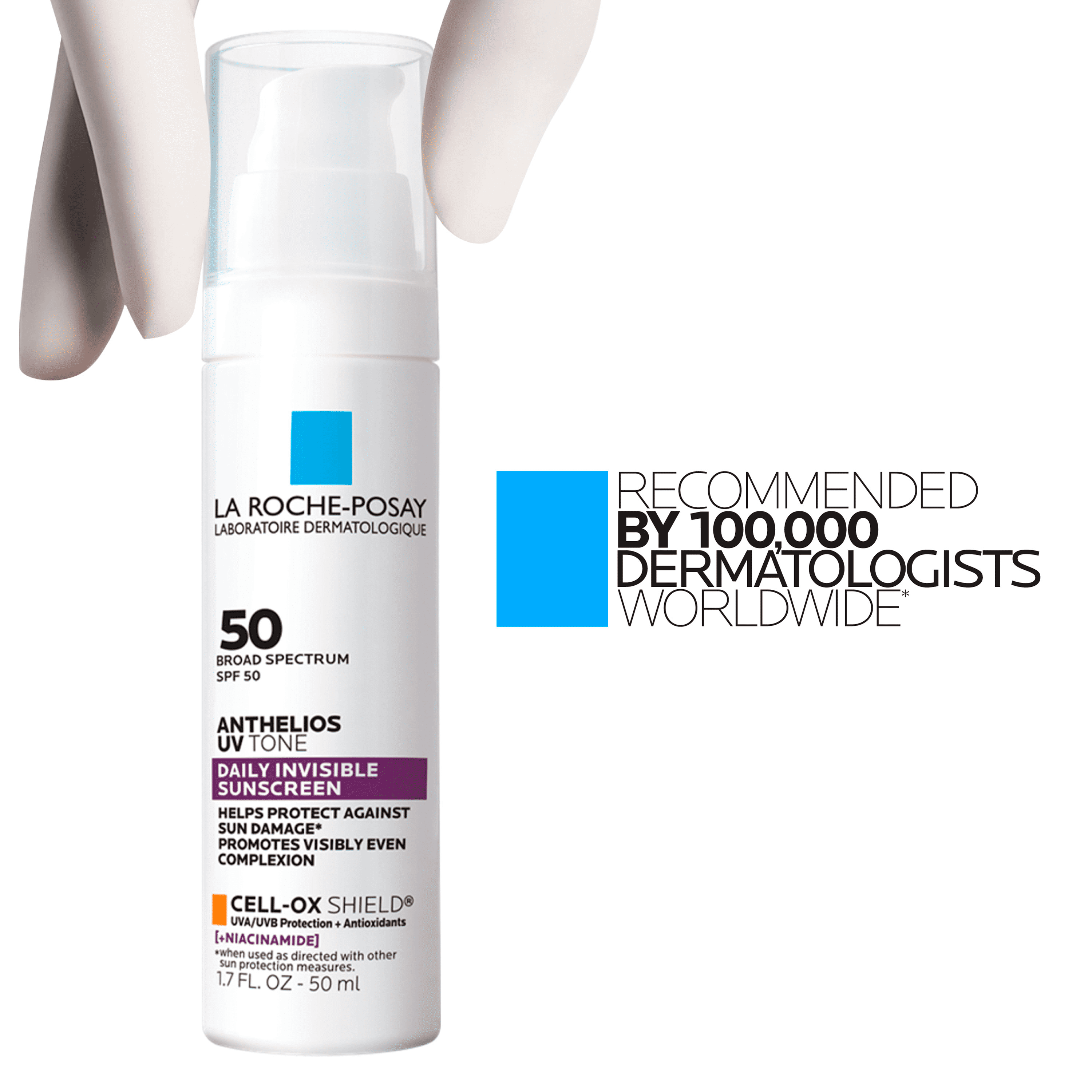 La Roche-Posay Anthelios UV Tone SPF 50 Sunscreen, 1.7 fl oz