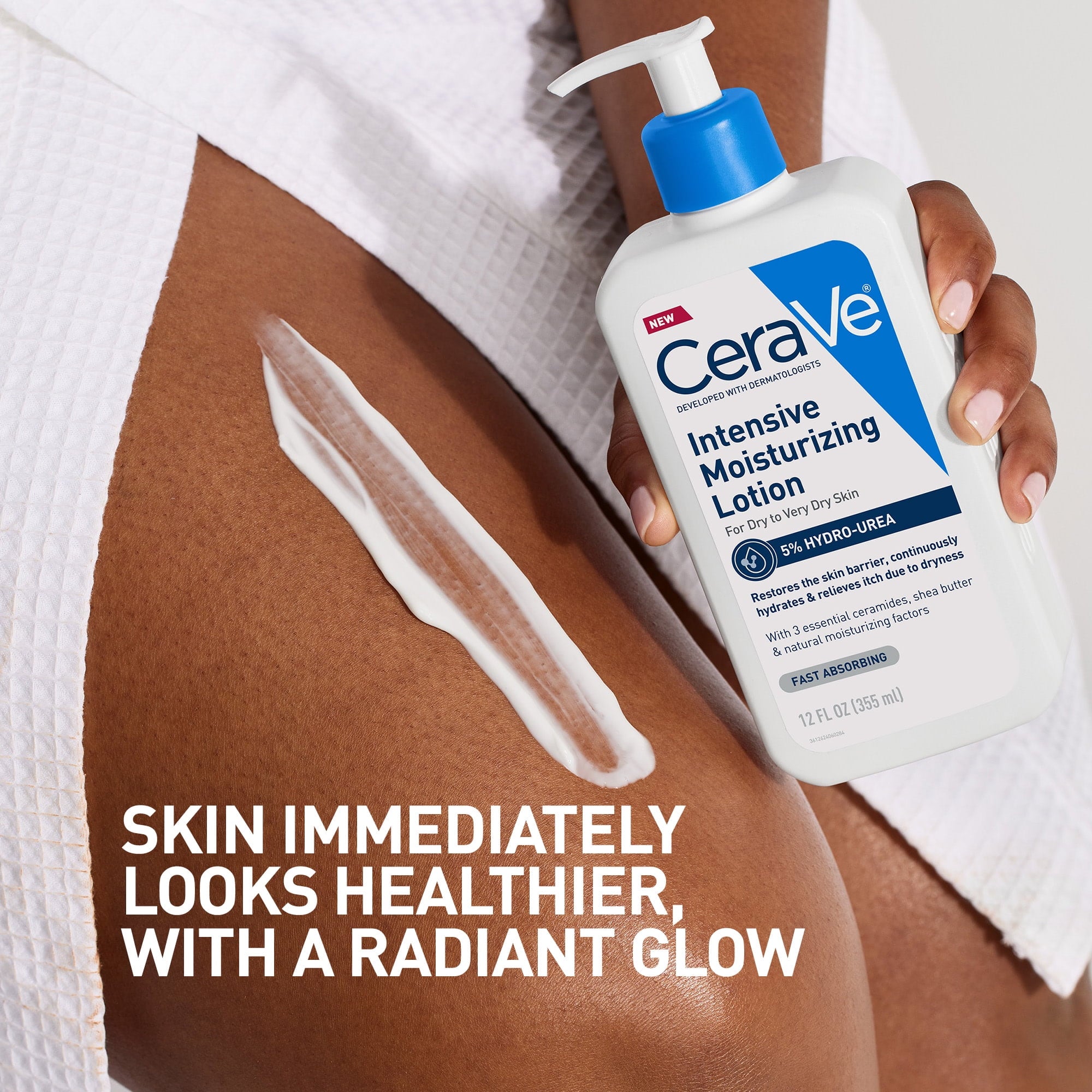 (2 pack) CeraVe Intensive Moisturizing Body Lotion for Dry to Very Dry Skin + Itch Relief