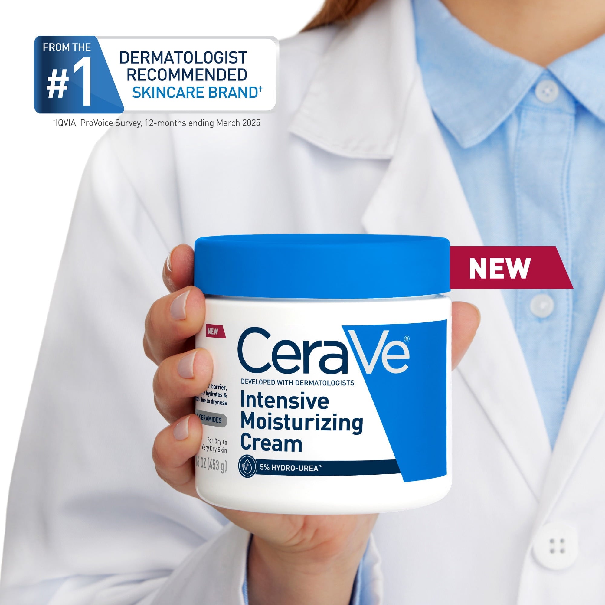 (2 pack) CeraVe Intensive Moisturizing Cream, Hydrating Body Moisturizer for Very Dry Skin, 16 oz