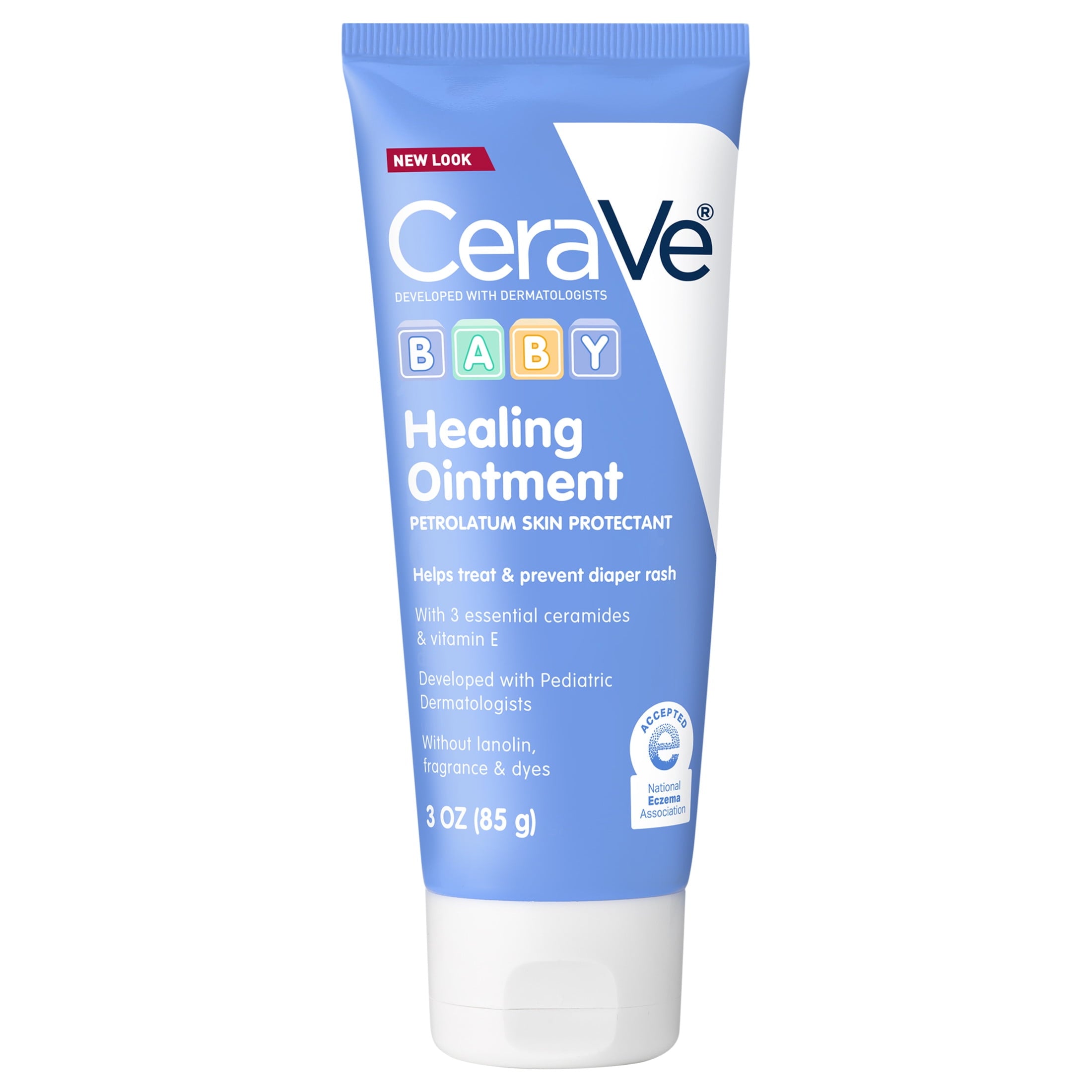 CeraVe Baby Essentials Bundle: Wash & Shampoo (8 fl oz) + Healing Ointment (3 oz) + Moisturizing Lotion (8 oz)