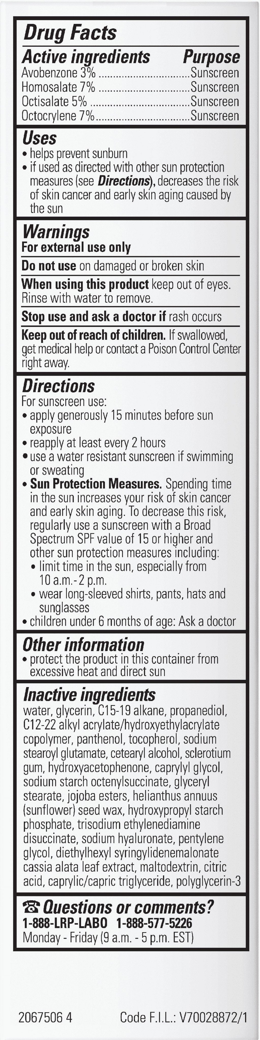 La Roche-Posay Anthelios UV Hydra Hydrating Facial Sunscreen SPF 50 with Hyaluronic Acid, 1.7 fl oz